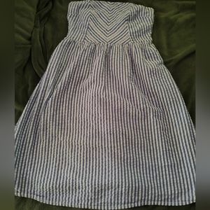 Stripped strapless dress from Old Navy size 2